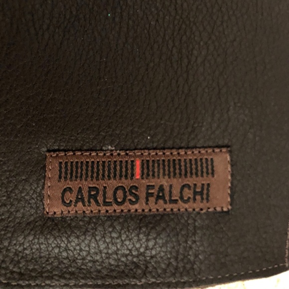 Carlos Falchi Croc Stamp Leather Photo Album - Picture 7 of 7